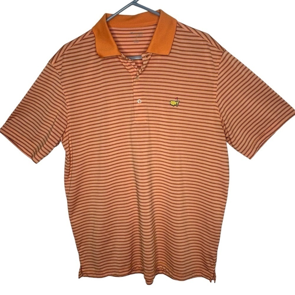 Masters Orange 1/4 Button Up